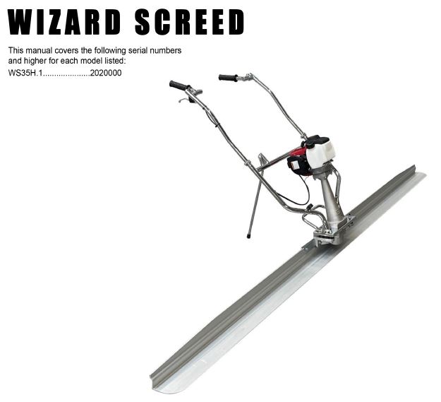 Wizard Screed WS35.1