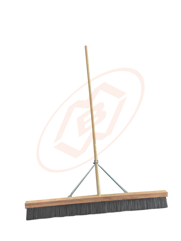 MBW Europe Steel Concrete Finishing Broom 36" & 48"