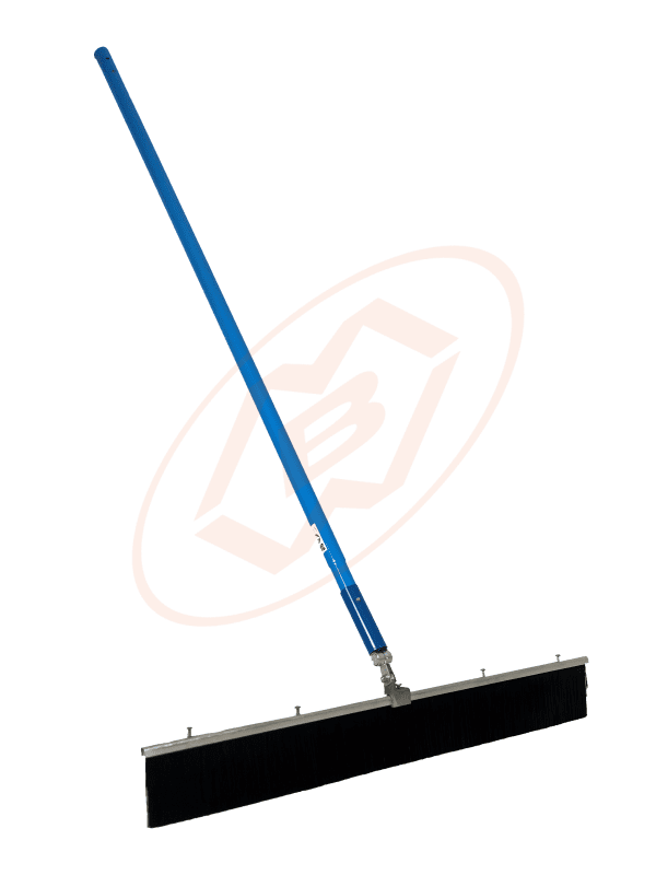 MBW Europe Hard Nylon Broom with Mini Rocker Adaptor & 1.8m Handle